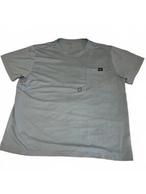 Dickies Men's Light Blue Pocket T-Shirt Size 2XL  Polyester Casual Dickies Tee